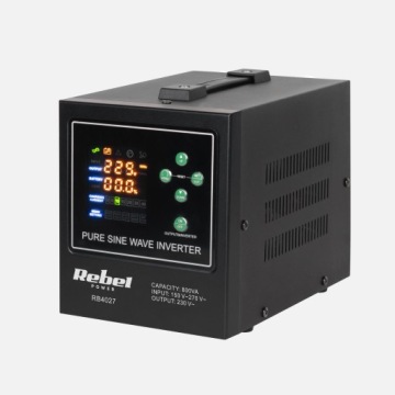 Функция зарядки источника бесперебойного питания синусоидальной волны для духовки12V 230V 800VA/500W Rebel