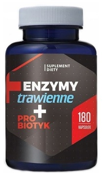 ENZYMY TRAWIENNE + PROBIOTYK 180kaps HEPATICA