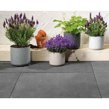 КРУГЛЫЙ ПЛАСТИКОВЫЙ ЦВЕТОЧНЫЙ ГОРШОК ДЛЯ СМЕСИ ЦВЕТОВ