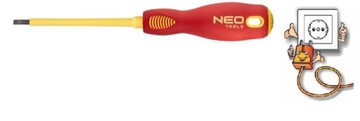 Wkrętak płaski NEO 4,0x100 mm, 1000V, 04-053