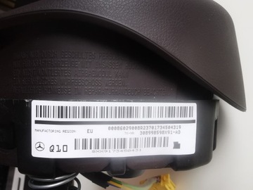 GLS AIRBAG ULOŽENÍ HNĚDÁ W222 GLA GLC S W213 GLE GL X166