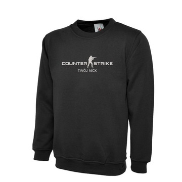 BLUZA gracza CS COUNTER STRIKE twój nick rozmiarXL