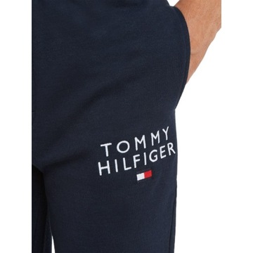 TOMMY HILFIGER SPODNIE MĘSKIE DRESOWE TRACK PANT HWK GRANATOWE r.M