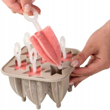 Forma foremka SILIKONOWA do lodów na patyku lody