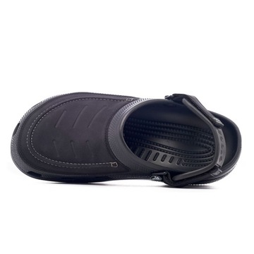 Klapki Crocs Yukon Vista II Clog, czarne męskie 207142-001 46-47