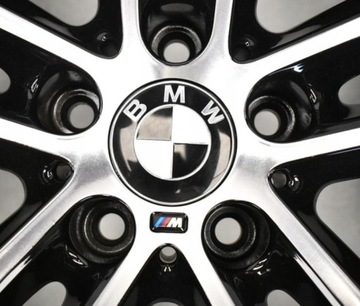 Наклейка BMW M-Power на диски, руль, ручку, кокпит 17x9 - 1 шт.