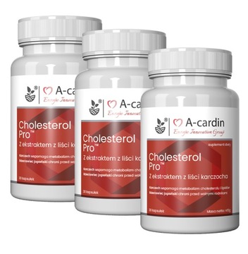 Suplement diety A-cardin Cholesterol Pro karczoch kapsułki 15 g 90 szt.