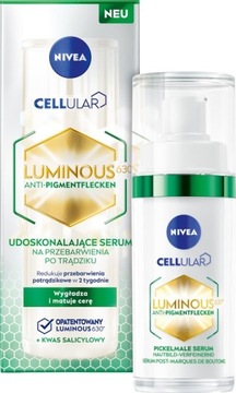 NIVEA Cellular Luminous630 Serum udoskonalające na przebarwienia po trądzik