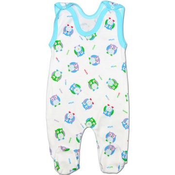 ŚPIOCHY 56 ROZPINANE śpioszki SÓWKI