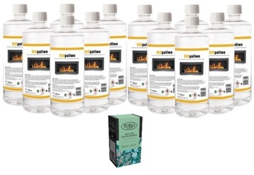 ZESTAW 12L bioetanol BIOPALIWO + olejek do aromaterapii eukaliptus