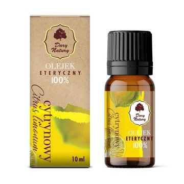 Olejek eteryczny cytrynowy 10 ml - Dary Natury