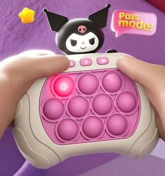 Игра Pop It KUROMI РУКОВОДСТВО АНТИСТРЕСС ЭЛЕКТРОННАЯ консоль