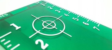 ЩИТ ДЛЯ ЛАЗЕРНОГО НАЦЕЛЕНИЯ ЗЕЛЕНАЯ МАГНИТНАЯ ПЛАСТИНА УРОВНЯ