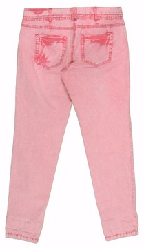 TOM TAILOR różowe spodnie damskie CHINO 40