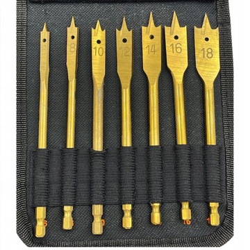 СВЕРЛА ПО ДЕРЕВО С ПЛОСКИМ ПОВЕРХОМ 16 шт.