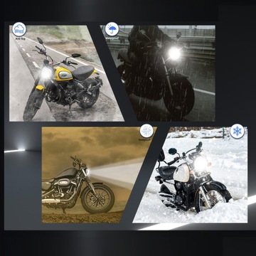 СВЕТОДИОДНЫЙ ОТРАЖАТЕЛЬ МОТОЦИКЛА С ЛАМПАМИ ДАЛЬНЕГО/БЛИЖНЕГО СВЕТА 5,75 ДЮЙМОВ