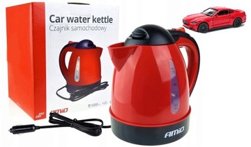 Czajnik Samochodowy -turystycny 12V 1L 150W- Płyta grzewcza SZYBKI