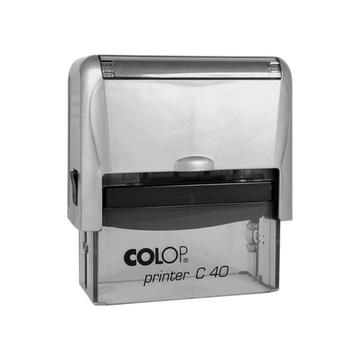 COLOP Printer Compact PRO C40 z gumką SREBRNY SILVER