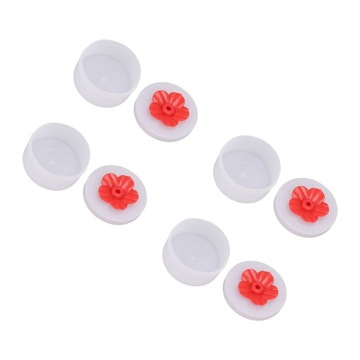 4 шт. Кормушка для колибри в форме цветка ручная