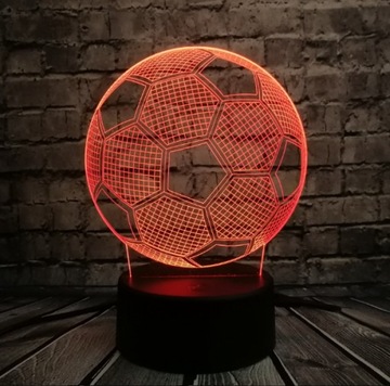 ФУТБОЛЬНЫЙ 3D СВЕТОДИОДНЫЙ НОЧНИК + ПУЛЬТ ДИСТАНЦИОННОГО УПРАВЛЕНИЯ В ПОДАРОК