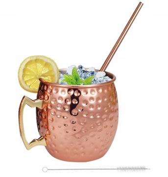 Kubków Miedziane Moscow Mule zestaw 4
