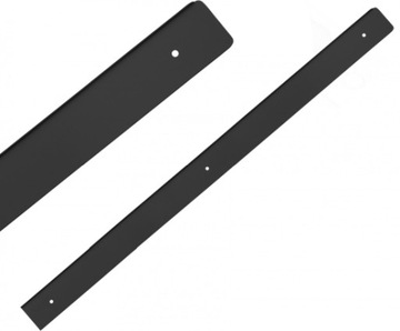 LISTWA DO BLATU PRAWA 38X600mm CZARNA