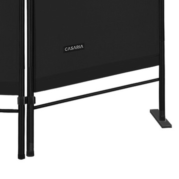 PARAWAN POKOJOWY DEKORACYJNY METALOWY ŚCIANKA PRZEGRODA OSŁONA CZARNY