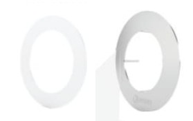 KOŁNIERZ STALOWY ZEWNĘTRZNY DO REKUPERATORA PRANA 200 NA ELEWACJĘ