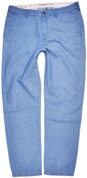 LEE spodnie CHINO blue REGULAR pants _ W32 L32