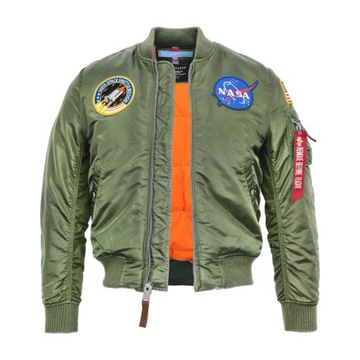 Kurtka Alpha Industries MA-1 VF NASA 166107 01 Zielona XL