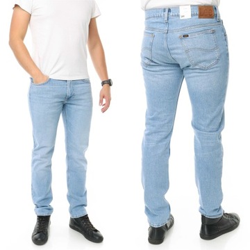 LEE RIDER spodnie męskie zwężane jeansy W34 L32