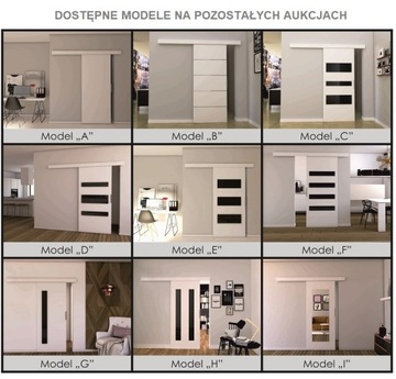 Drzwi przesuwne I80 86x205 Producent, Kolory I 80