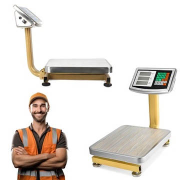 WAGA MAGAZYNOWA Z PLATFORMĄ ELEKTRONICZNA DO 60 KG BEZPRZEWODOWA KOMPAKTOWA