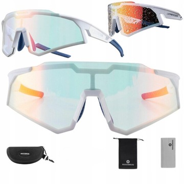 ROCKBROS OKULARY ROWEROWE SPORTOWE NA ROWER PRZECIWSŁONECZNE POLARYZACYJNE