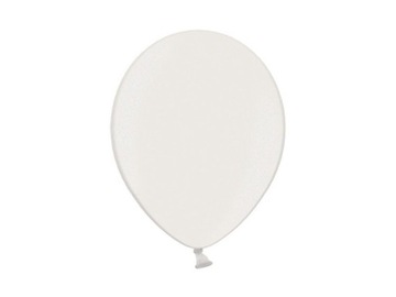 Balony Strong 30cm, Metallic Pure White 50 szt.