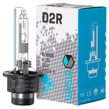 2xD2R ŻARNIKI XENON 6000K 85V 35W vision