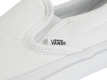 Buty Tenisówki Vans Classic Slip-On Białe (39)