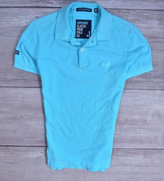 SUPERDRY Męska Koszulka Polo Vintage Destroyed / S