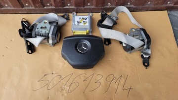 ПОДУШКИ ПРИБОРНОЙ ПАНЕЛИ КОНСОЛИ КОМПЛЕКТ ПОДУШЕК БЕЗОПАСНОСТИ MERCEDES ML164