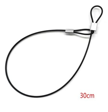 Linka zabezpieczająca 30 CM Stalowa dla kamer sportowych GOPRO (XTGP601-B)