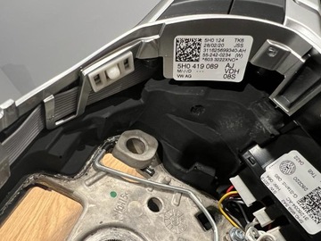 МНОГОФУНКЦИОНАЛЬНЫЙ РУЛЕВОЙ КОЛЕСО VW T6 T6.1 КОЖАНЫЙ