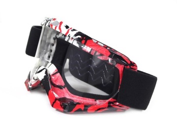 GOGLE FTM-006 BLACK/WHITE/RED