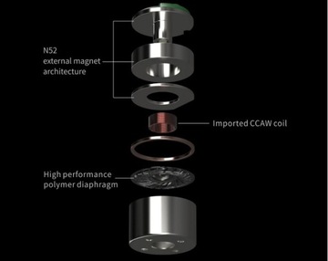 MOONDROP Quarks динамический с микрофоном
