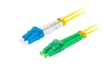 Patchcord światłowodowy Sm LC/APC-LC/UPC Duplex