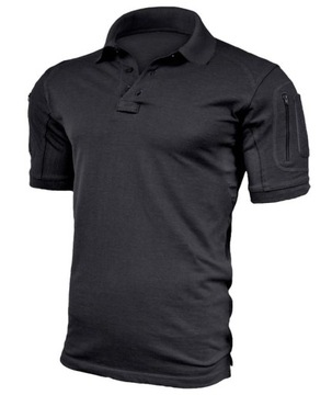 Texar Koszulka Polo Męska Taktyczna T-Shirt Elite Pro Czarna XL