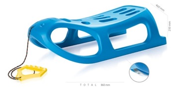 Prosperplast Little Seal красные пластиковые салазки