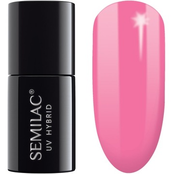 043 SEMILAC LAKIER HYBRYDOWY ELECTRIC PINK 7ML