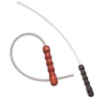 Тактический кнут светло-зеленого цвета с деревянной ручкой