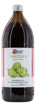 Sok z KARCZOCHA karczoch 1000ml BEZ KONSERWANTÓW