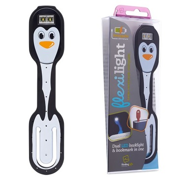 Lampka zakładka do książki USB pingwin Lampka LED do czytania w łóżku TG